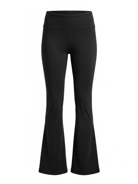aerie Black‎ Flare Yoga Pants with Foldover High Waist
